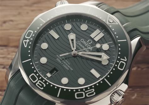 omega seamaster 300m green review|omega seamaster 300m blue review.